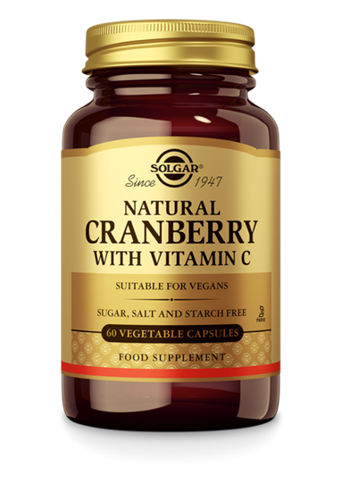 SOLGAR CRANBERRY WITH VITAMIN C 60ST